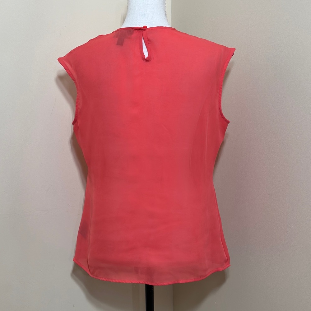 Worthington || Woman hot pink blouse size Medium - Picture 3 of 5